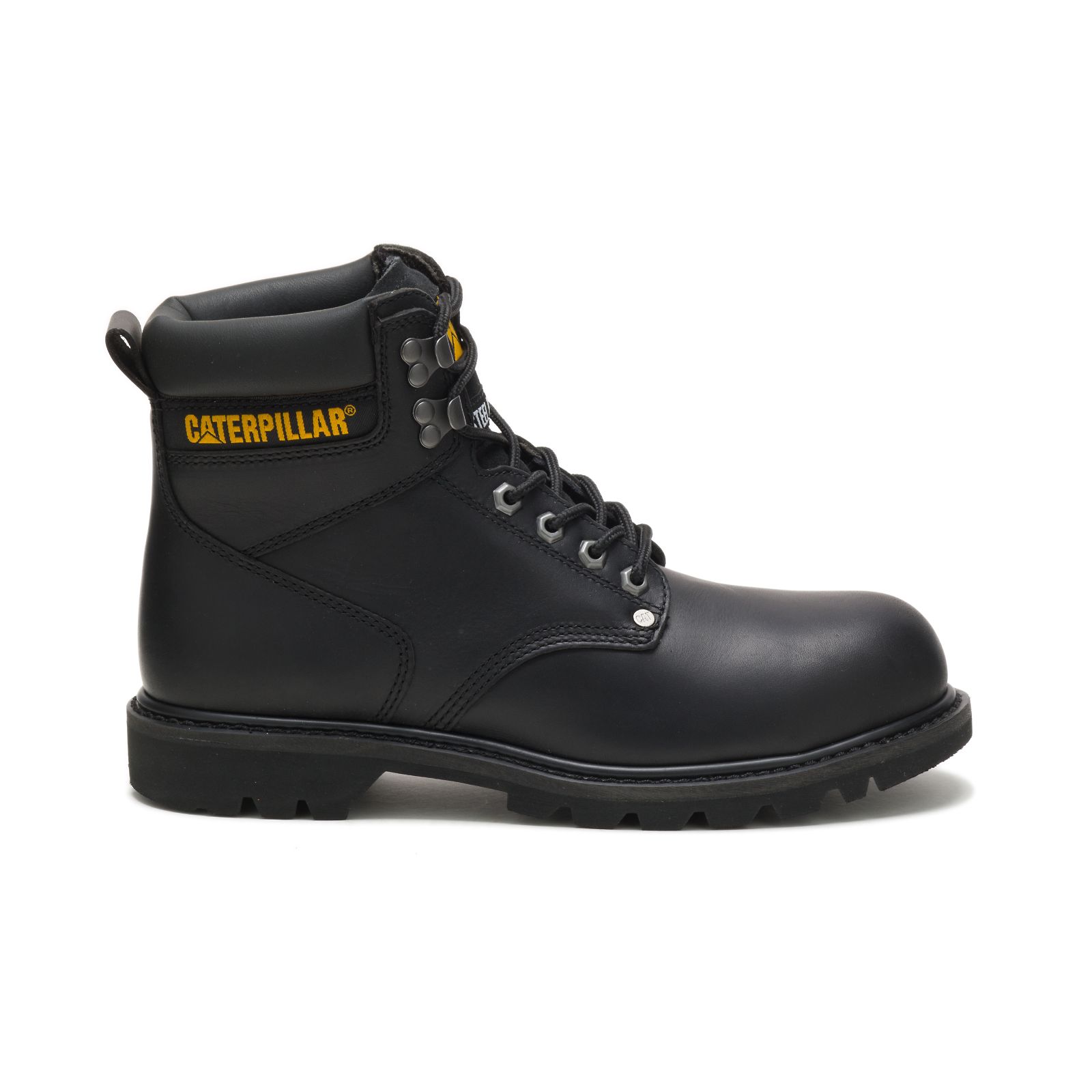 Caterpillar Men's Second Shift Steel Toe Steel Toe Boots Black CAT-65920